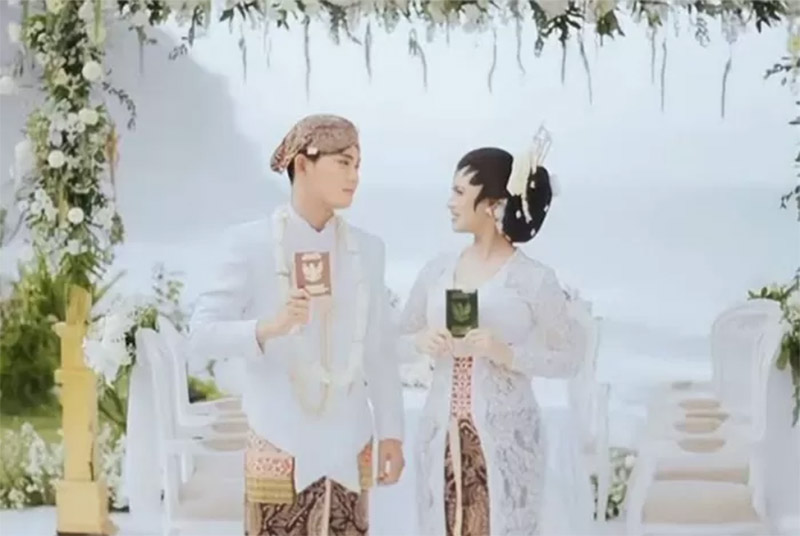 Tri Suaka dan Nabila Maharani resmi menjadi pasangan suami-istri.